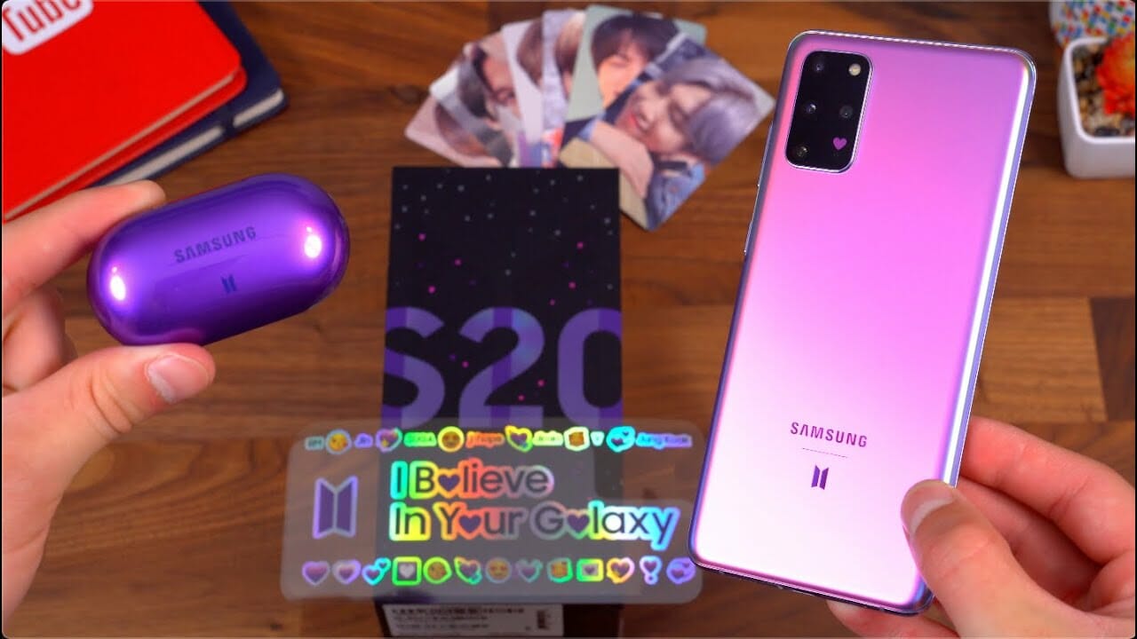 BTS Samsung Galaxy S20 Plus Unboxing! - Tweaks For Geeks