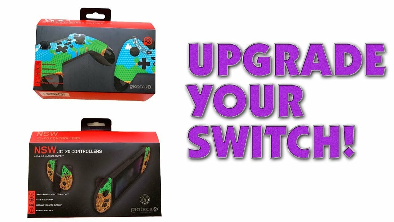 Gioteck WX4 Premium Nintendo Switch Controller & NSW JC-20 ...