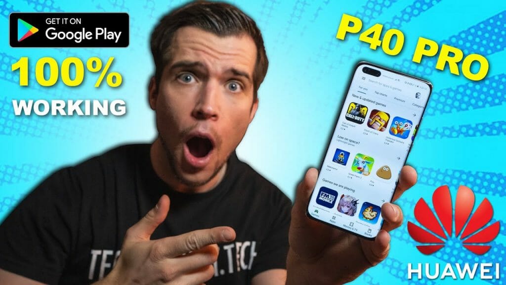 How to download google apps on huawei p40 pro kcpc