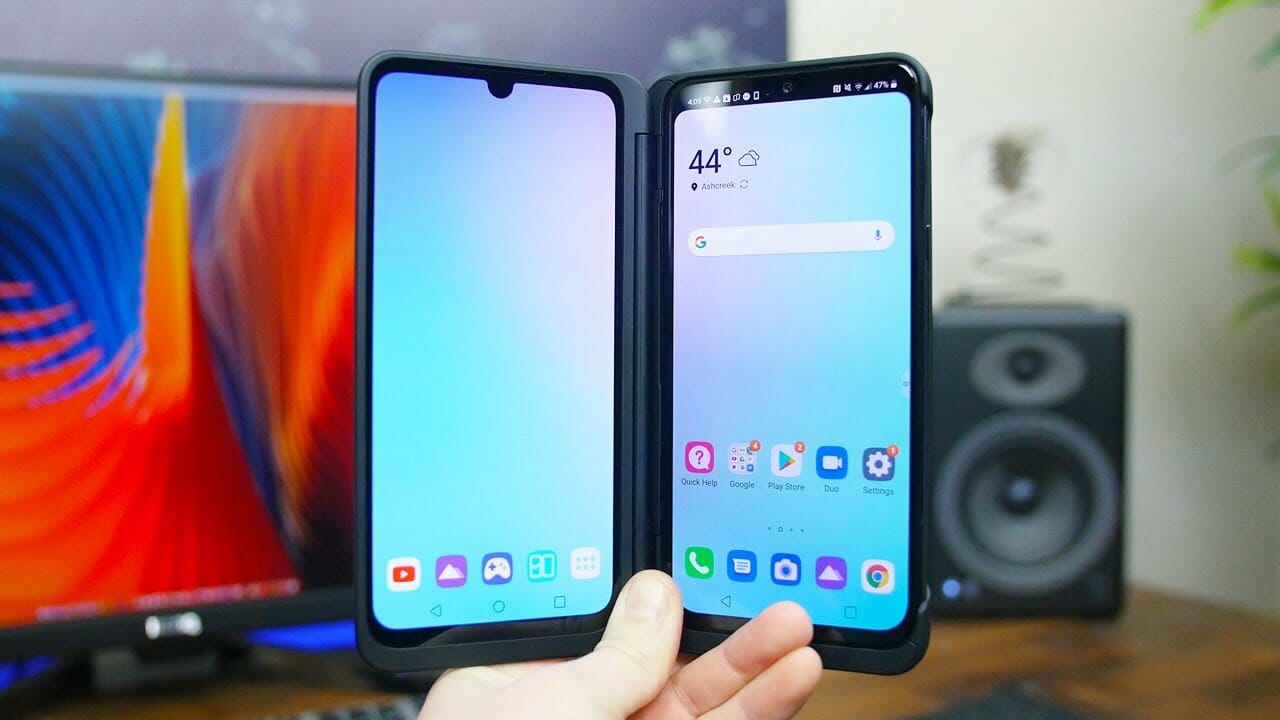 screen folding phone