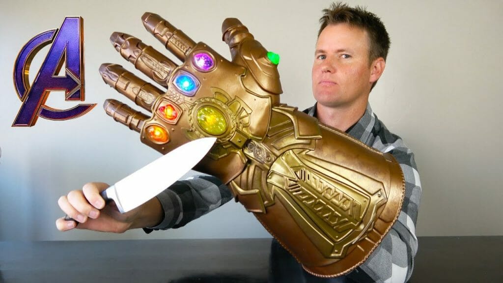 infinity gauntlet glove gamestop