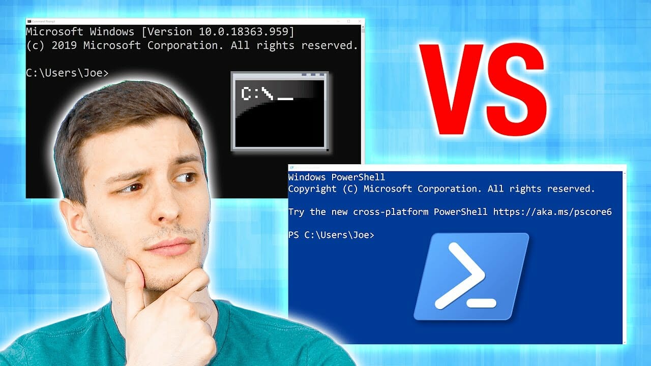 Windows powershell vs command prompt what s the difference anyway 