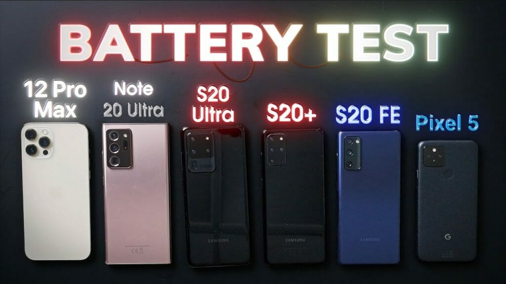 BATTERY Life Test: iPhone 12 Pro Max vs Samsung Galaxy Note 20 Ultra