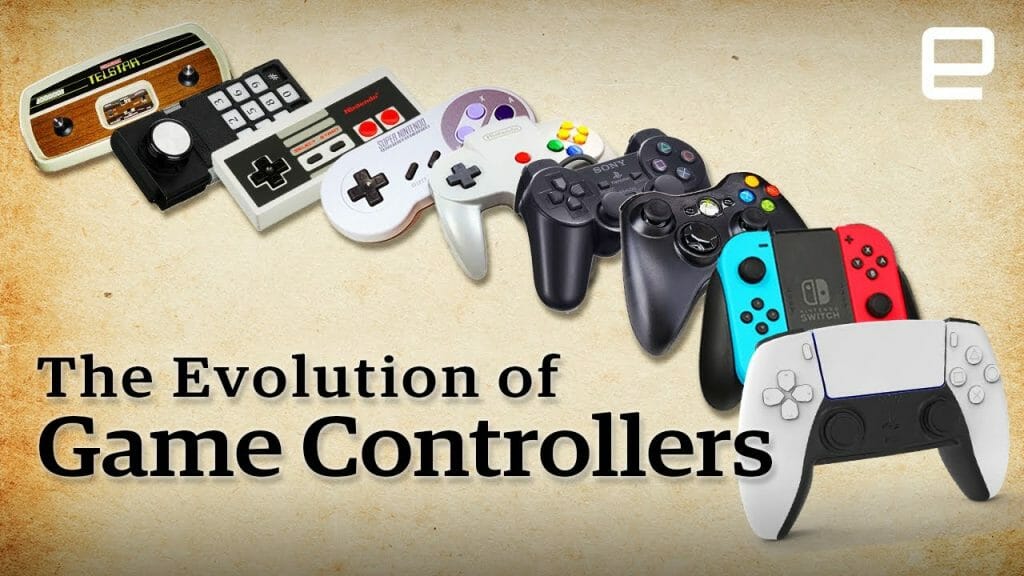 The evolution of video game controllers From Coleco Telstar to PS5's